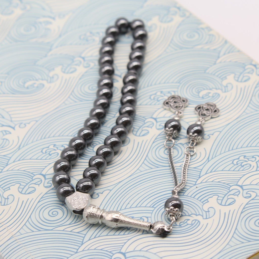 Haematite Muslim Beads Islamic Zan Beads Arabic String Turkish Style Zan Beads