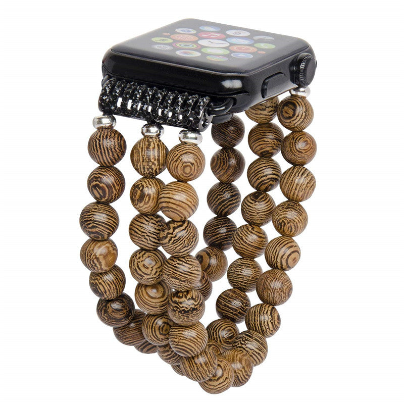 Prayer Bead Bodhi Bracelet Wooden Bead Watch Strap