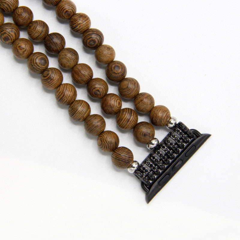 Prayer Bead Bodhi Bracelet Wooden Bead Watch Strap