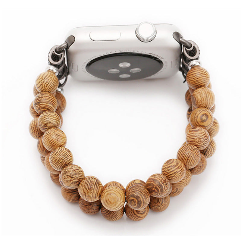 Prayer Bead Bodhi Bracelet Wooden Bead Watch Strap